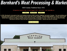 Tablet Screenshot of bernhardmeat.com